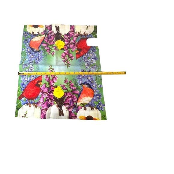 Spring Mailbox Cover Fence Post Birds Spring Magnetic Cardinal Bluebird Flowers - Picture 5 of 7